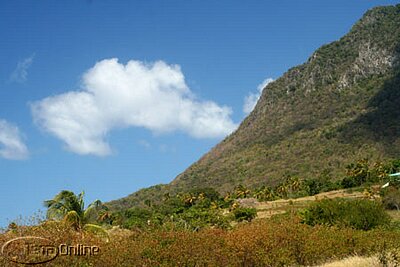 The base of Gros Piton