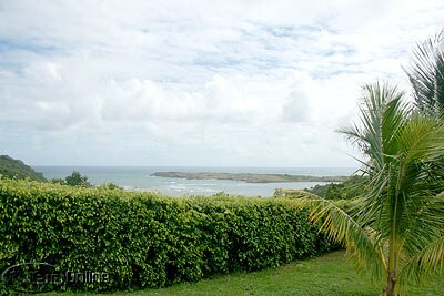 Atlantic Ocean on one side ...