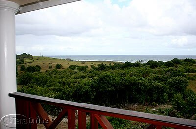 View from upper balcony