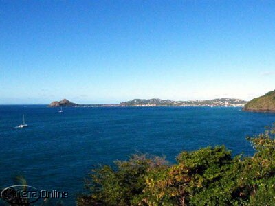 Pigeon Island and causeway