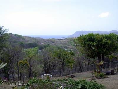 Garden with sea views