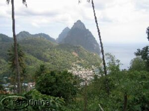 Soufriere town