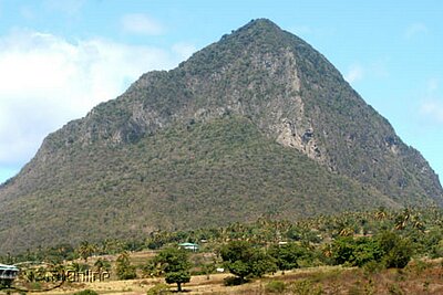 Gros Piton virtually in your back yard