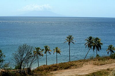 The beach is a short walk away