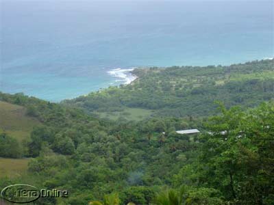 View from land