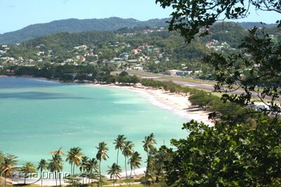 Nearby Vigie beach
