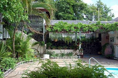 Secluded courtyard