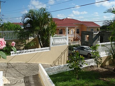 Sloping driveway