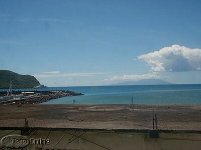 Island of St Vincent in the distance